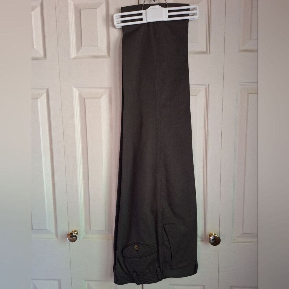 Towncraft Men's Dark Gray Dress Wrinkle Free Slacks Size 34 - Picture 2 of 7